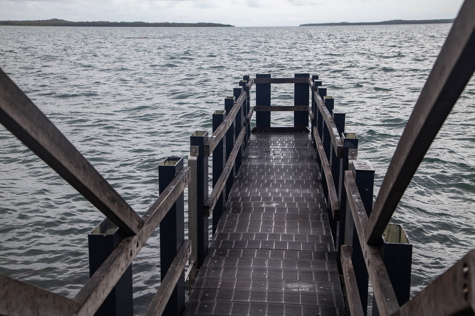 Badu Island pier, Torres Strait, Australia