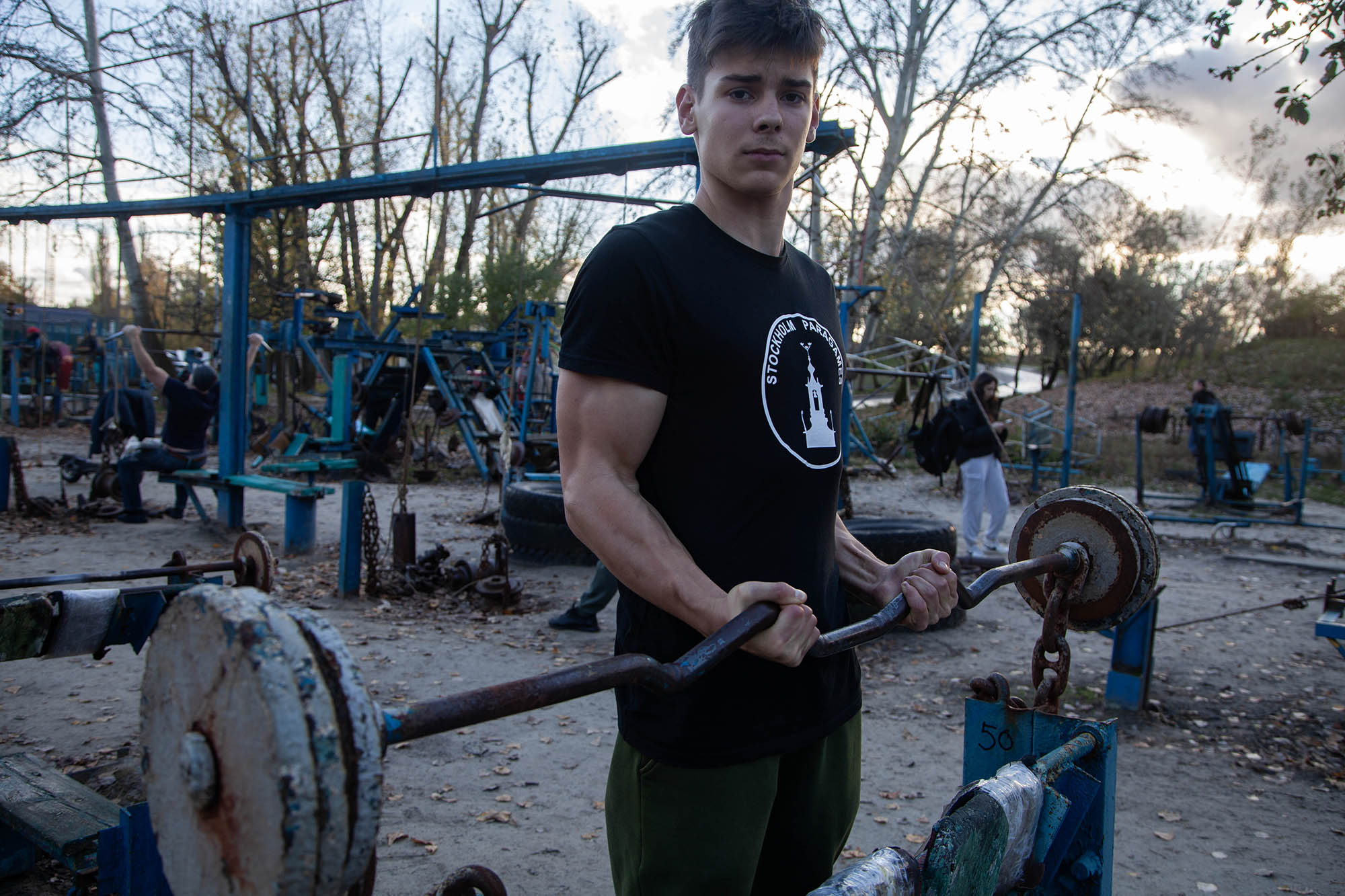 Roman working out in Kachalka, Kyiv, Ukraine 3 Roman working out in Kachalka, Kyiv, Ukraine 3